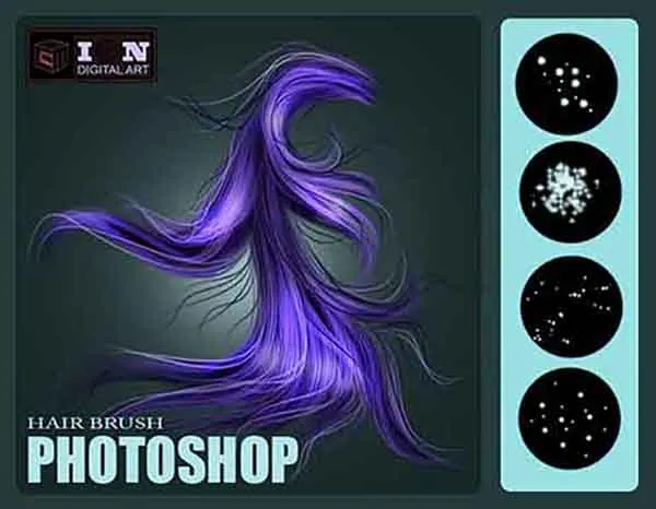 Brush Rambut Photoshop by ION