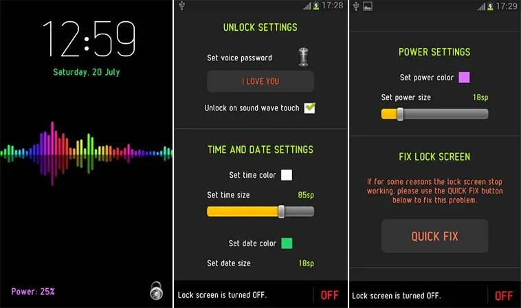 Aplikasi Mengunci Android - Voice Lock Screen