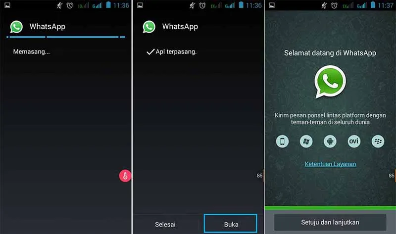 Install Aplikasi Android