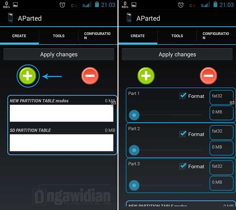Cara Membagi Partisi SD Card Android