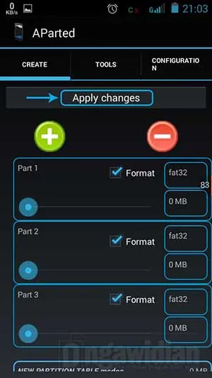Cara Membagi Partisi SD Card Android