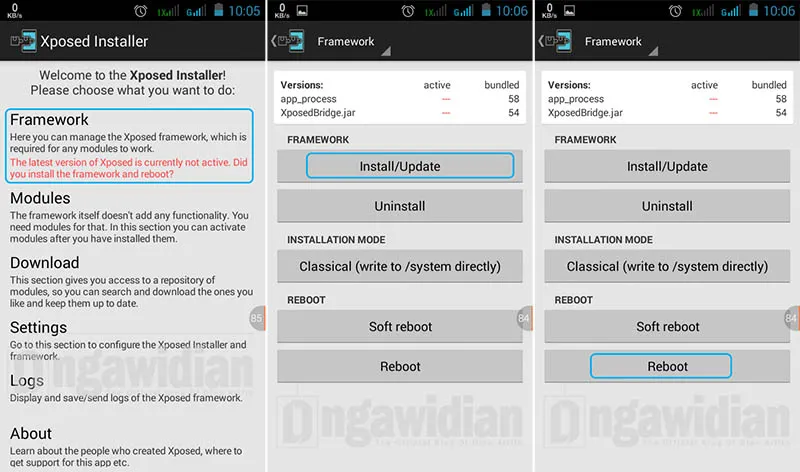 Membuat Status Bar Menjadi Transparan