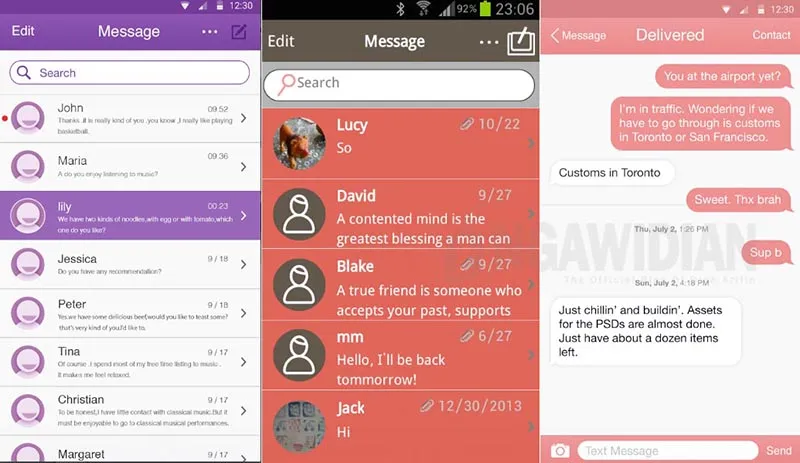 Messaging+ 7 iPhone Untuk Android
