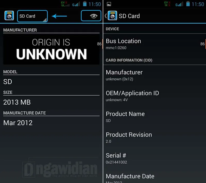 Cara Mengetahui Keaslian Micro SD Android