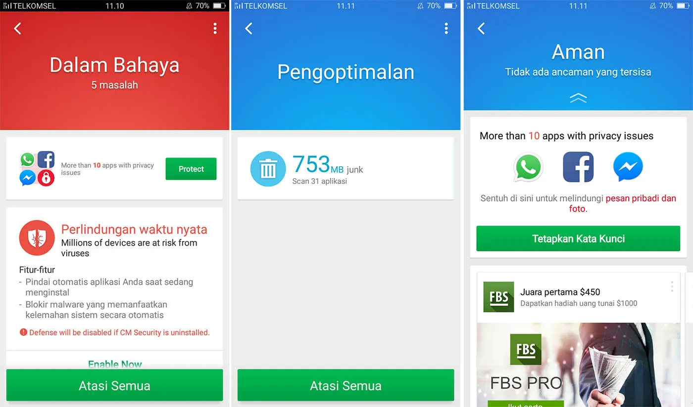 Bersihkan Ancaman Virus Android
