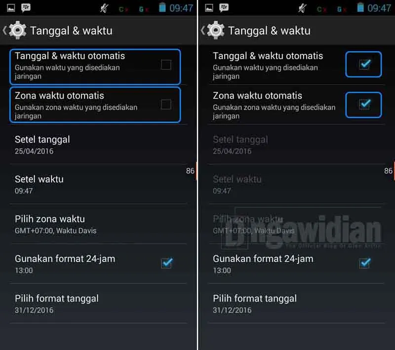 Cara Mengganti Tanggal dan Jam Android