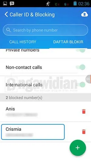 Memblokir Panggilan Masuk di Android