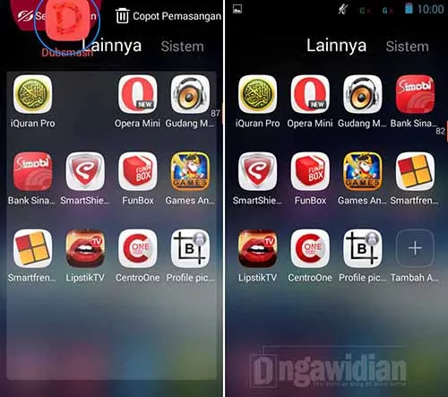 Menyembunyikan Aplikasi Android