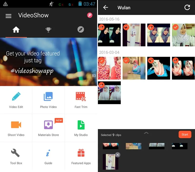 Cara Membuat Video Slide Show di Android 1