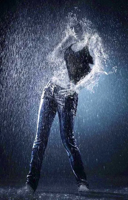 Membuat Efek Manusia Terbuat dari Air 9