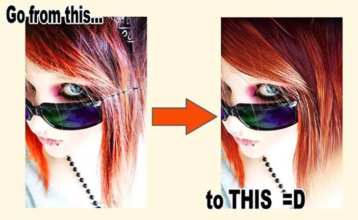 Trik Membuat Gambar Vector Rambut 7