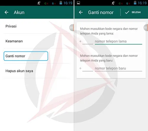Cara Ganti Nomor WhatsApp