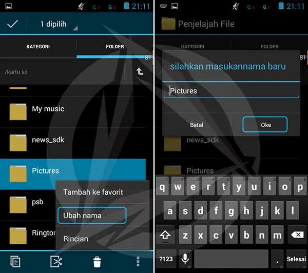 Cara Menyembunyikan Folder di Android