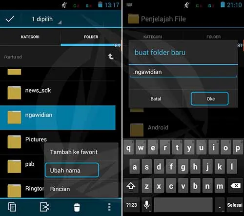 Hidden File Foto dan Video di Android
