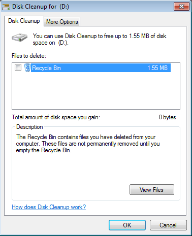 Disk CleanUp