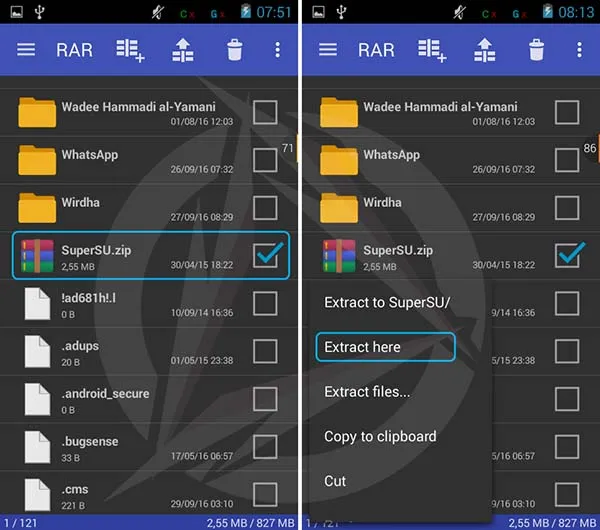 Membuka File RAR di Android