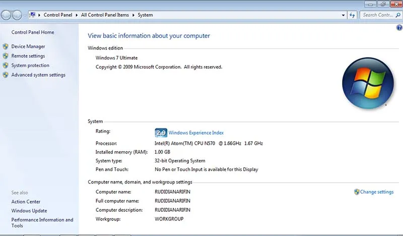 Cek Versi Windows Pada Laptop