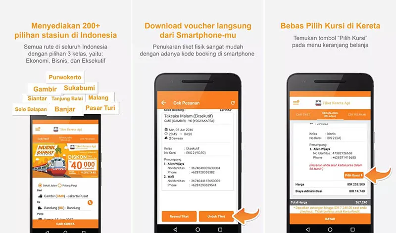 Tiket Kereta Api - Tiket KAI
