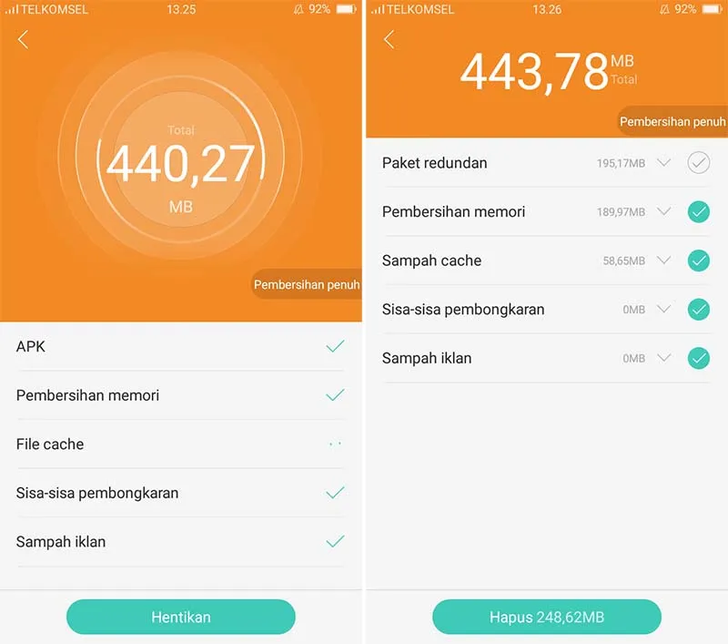 Membersihkan Cache HP OPPO