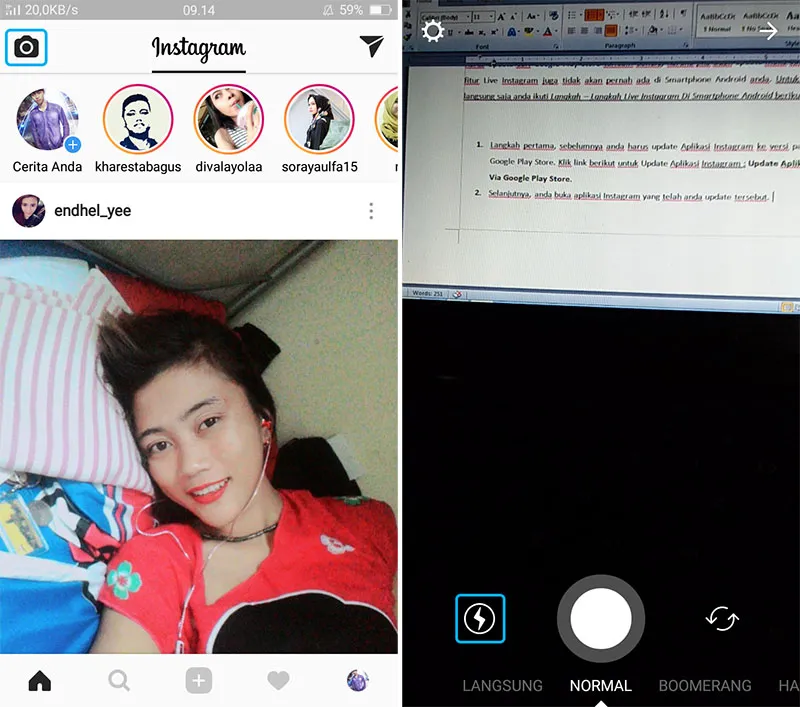 Live Stories Instagram