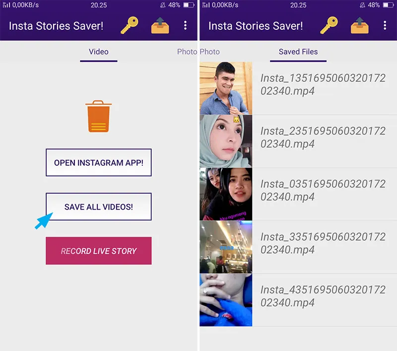 Unduh Semua Video Stories Instagram