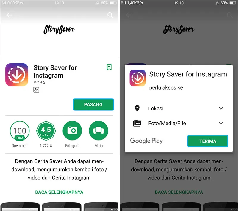 Unduh dan Install Story Saver for Instagram