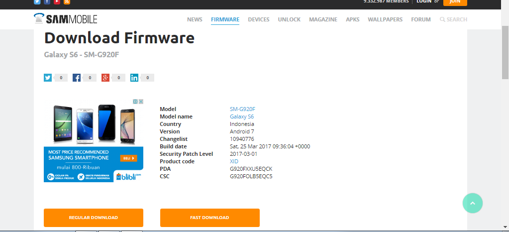 Download Firmware Samsung