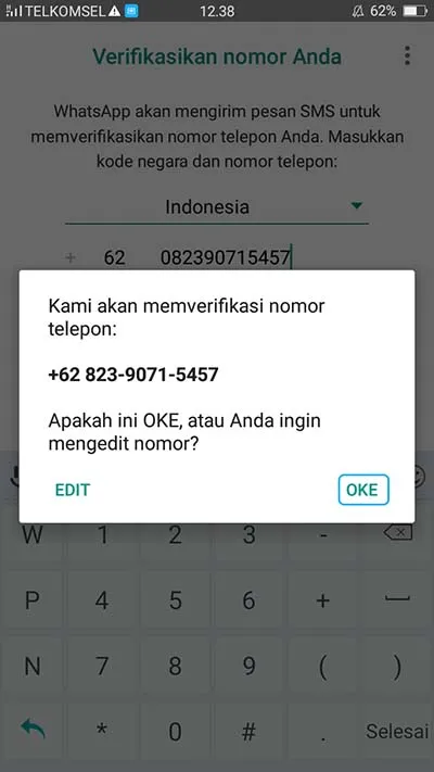 Cara Daftar WhatsApp di Android 