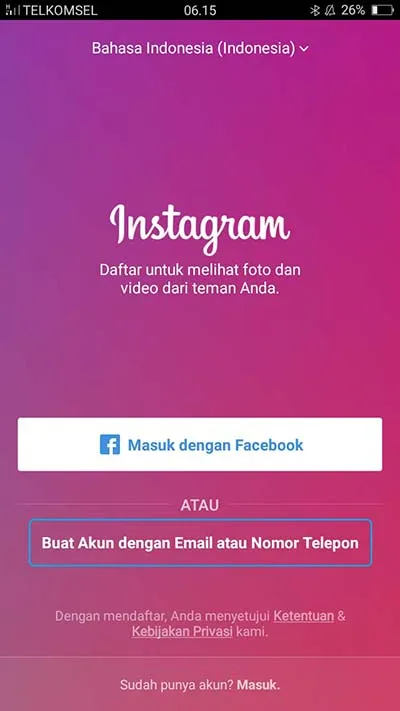 Cara Membuat Akun Instagram 