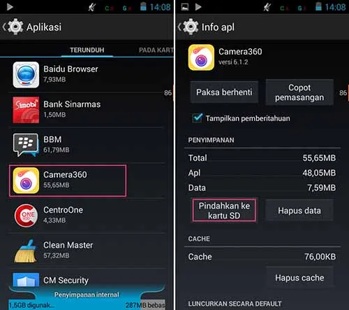 Cara Memindahkan Aplikasi Android Ke Memori Card