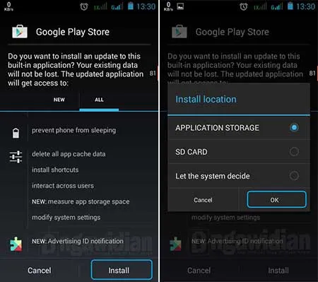 Cara Install Google Play Android