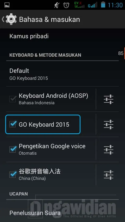 Cara Mengganti Keyboard Android 2