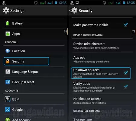 Izin Aplikasi Android