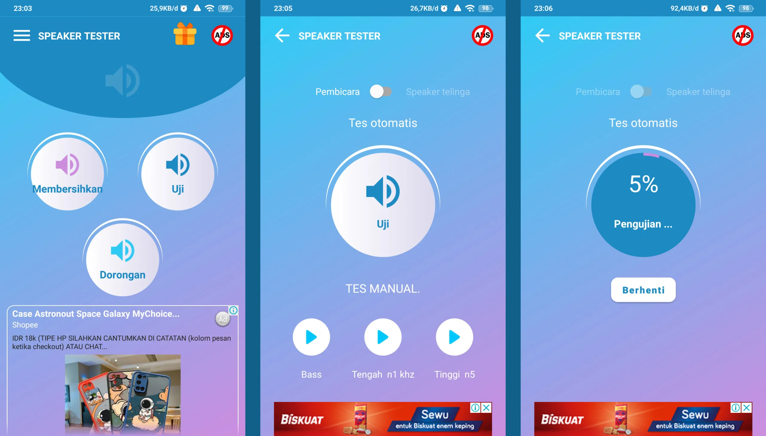 Tes Speaker HP Android Anda