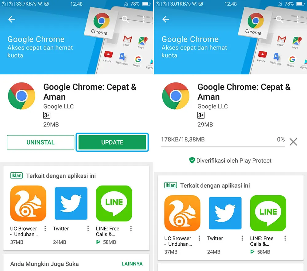 Update Google Chrome