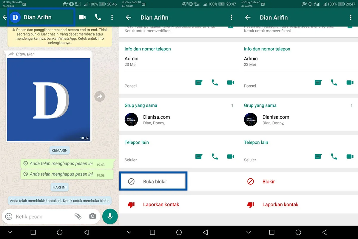 2 Cara Membuka Blokir Kontak WhatsApp