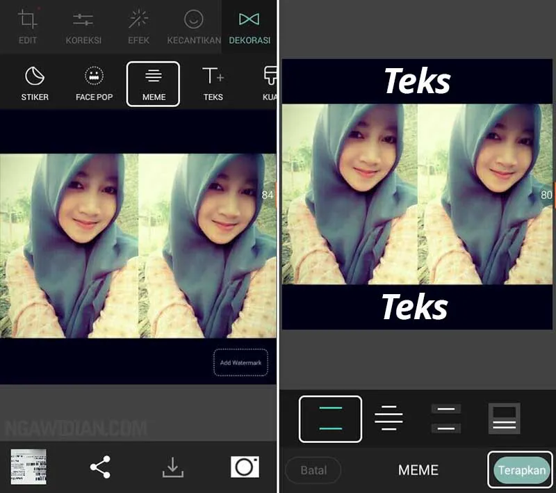 Membuat Meme Android