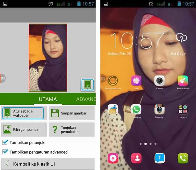 Ganti Wallpaper Android