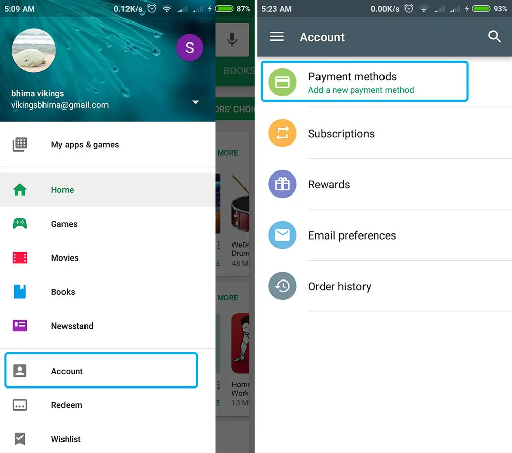 Menambah Opsi pembayaran