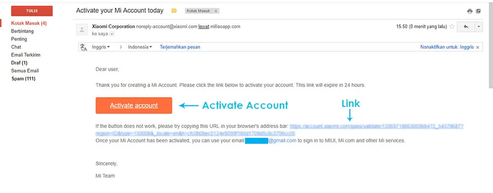Periksa Email Anda 1