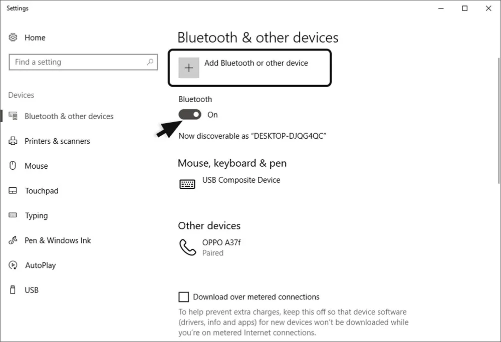 Aktifkan Bluetooth Laptop 
