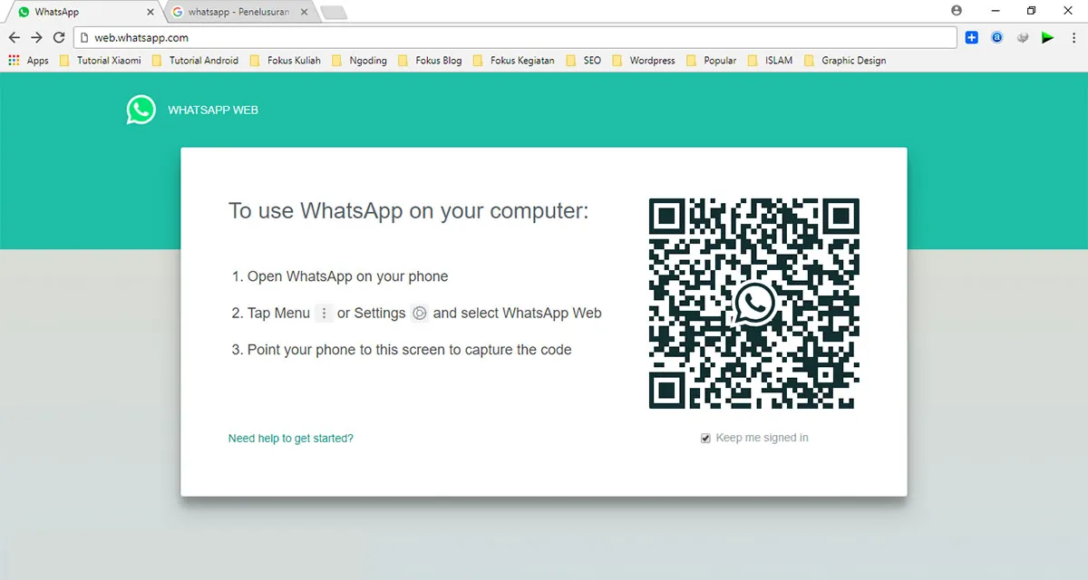 Beranda WhatsApp Web
