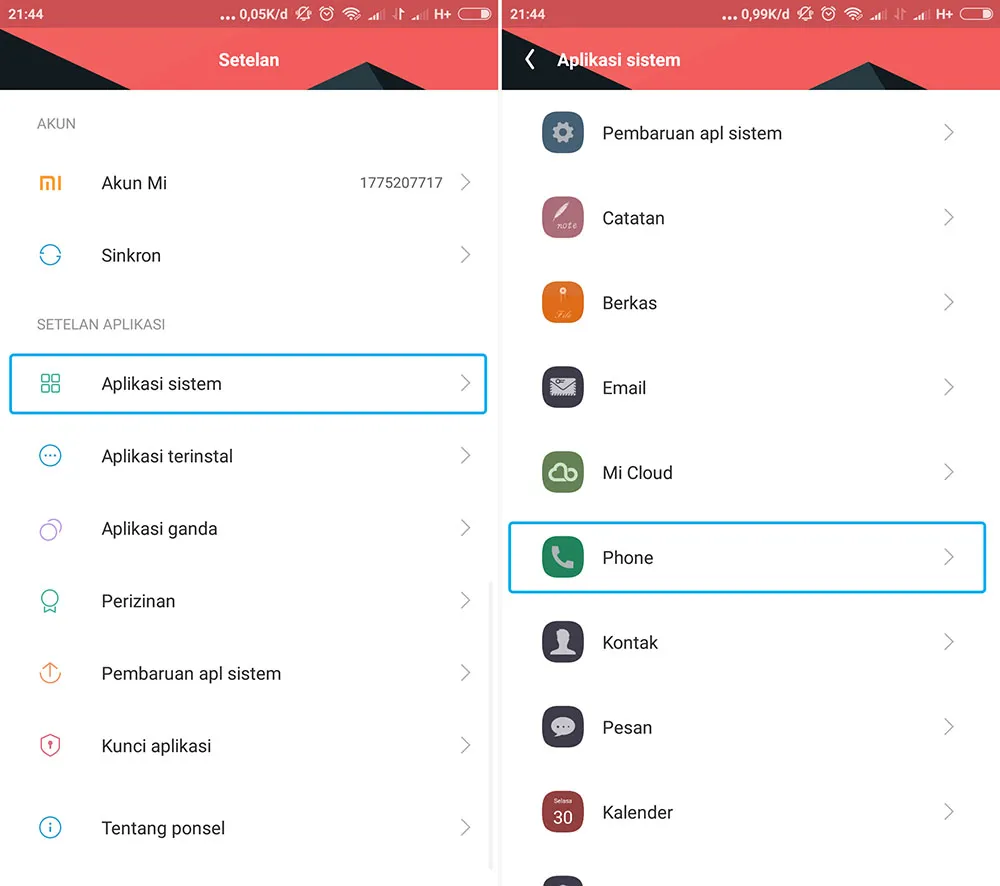 Panggilan Tunggu Xiaomi