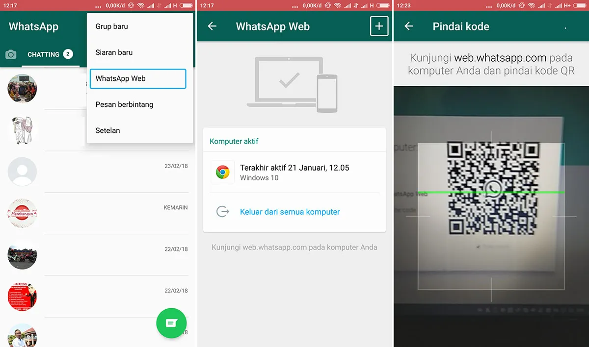 Scan QR Code WhatsApp