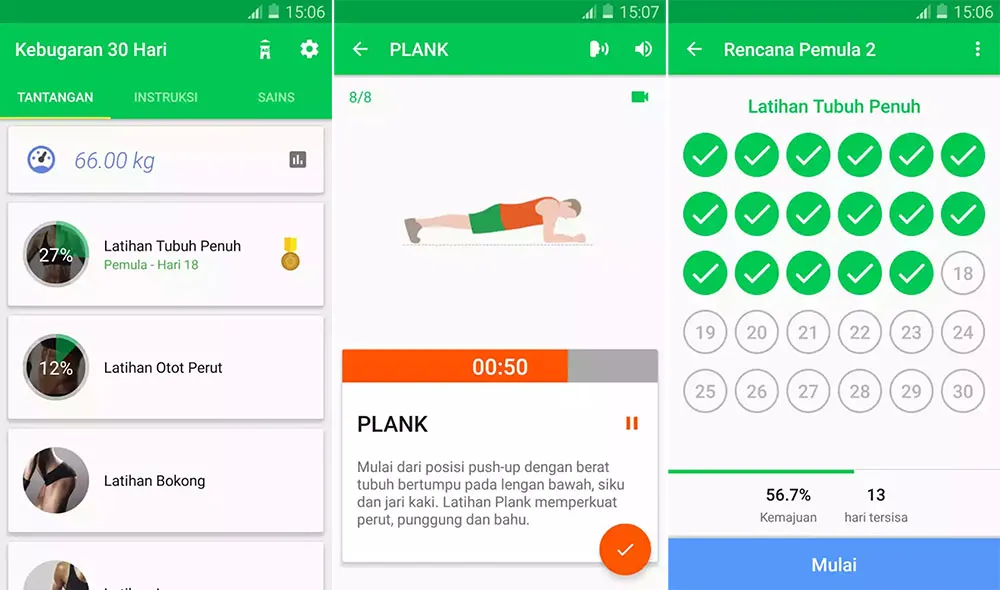 Tantangan Kebugaran 30 Hari