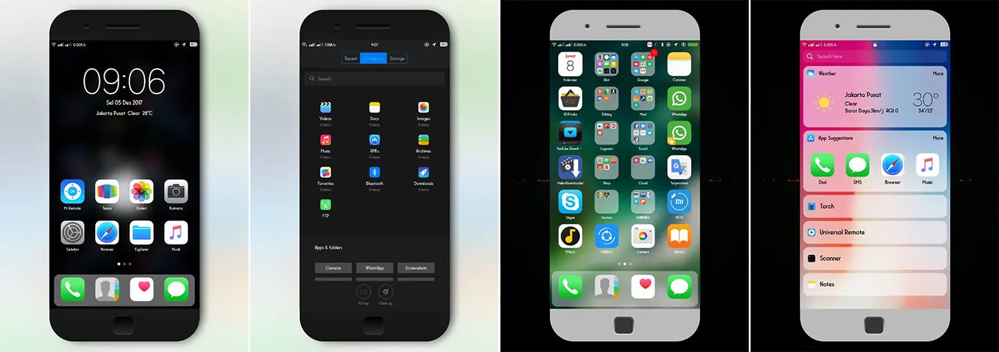 Tema IOS Pure Xiaomi