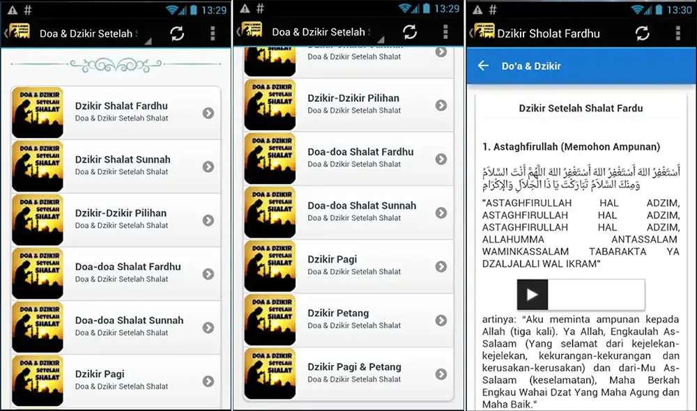 Doa & Dzikir Setelah Sholat