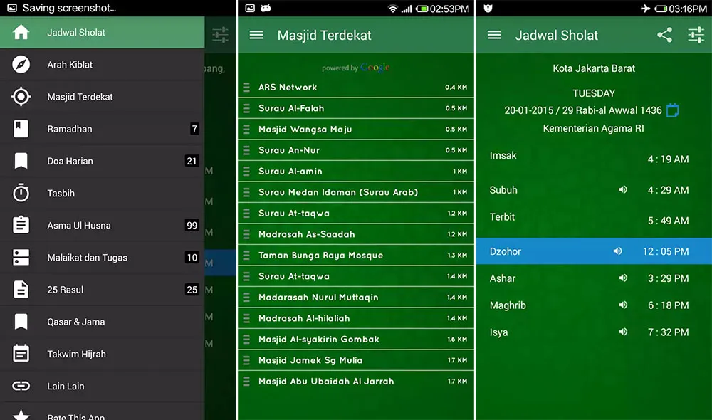 Jadwal Sholat Indonesia