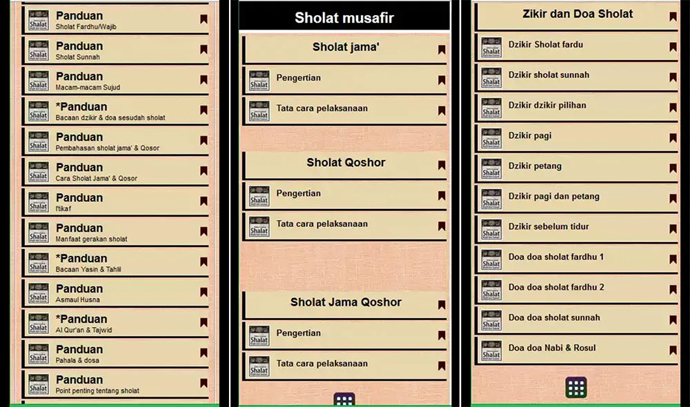 Panduan Sholat Fardu & Sunnah