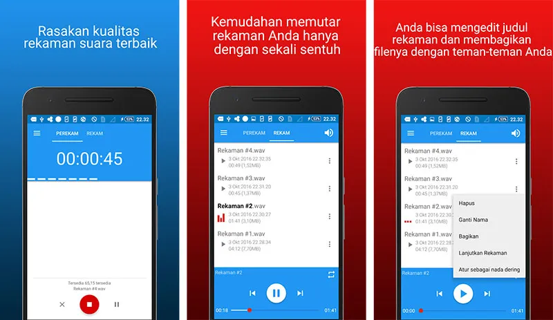 Perekam Suara AudioRec